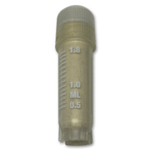 Lab simulation powder refill vial for educational and calibration use